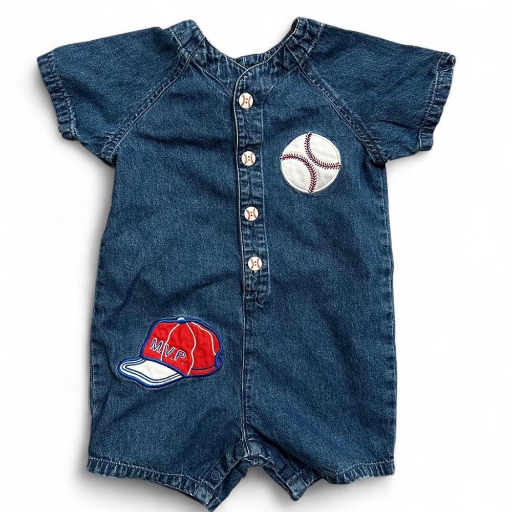 Class Club Denim Baby Romper Size 2T